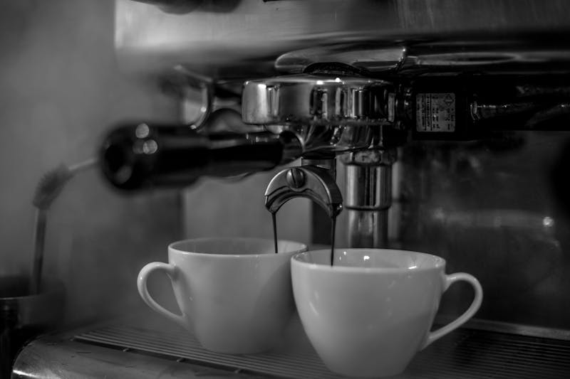 Espresso coffee drinks hot and cold options
